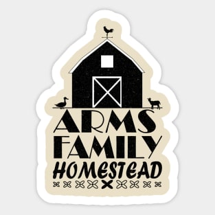 Arms Family Homestead Creation Sticker